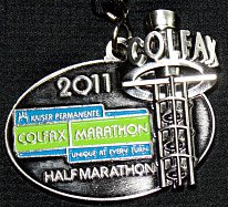 Kaiser Permanente Half Marathon Medal 2011