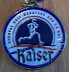 Kaiser Permanente Half Marathon Medal 2010