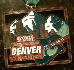 Denver RnR Half Marathon Medal 2011