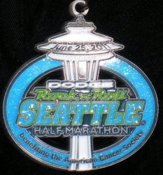 Rock and Roll Seattle Half Marathon Medal 2011