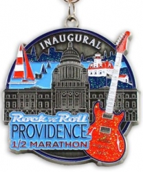 Rock and Roll Rhode Island Half Marathon Medal 2011