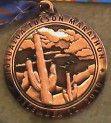 Holualoa Tucson Half Medal 2010